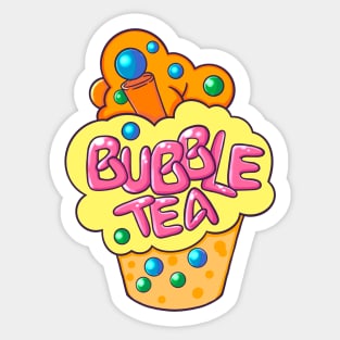 Bubble Boba Bobble Tea Sticker